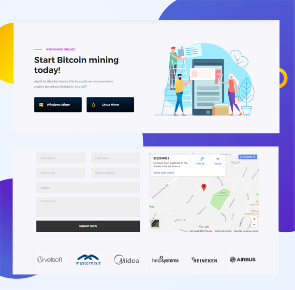 Bitcoin WordPress Theme